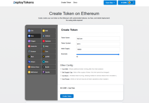 CREATE TOKEN ON CORE 