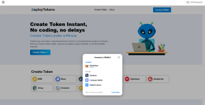 Connect Meta Mask to Deploy Tokens