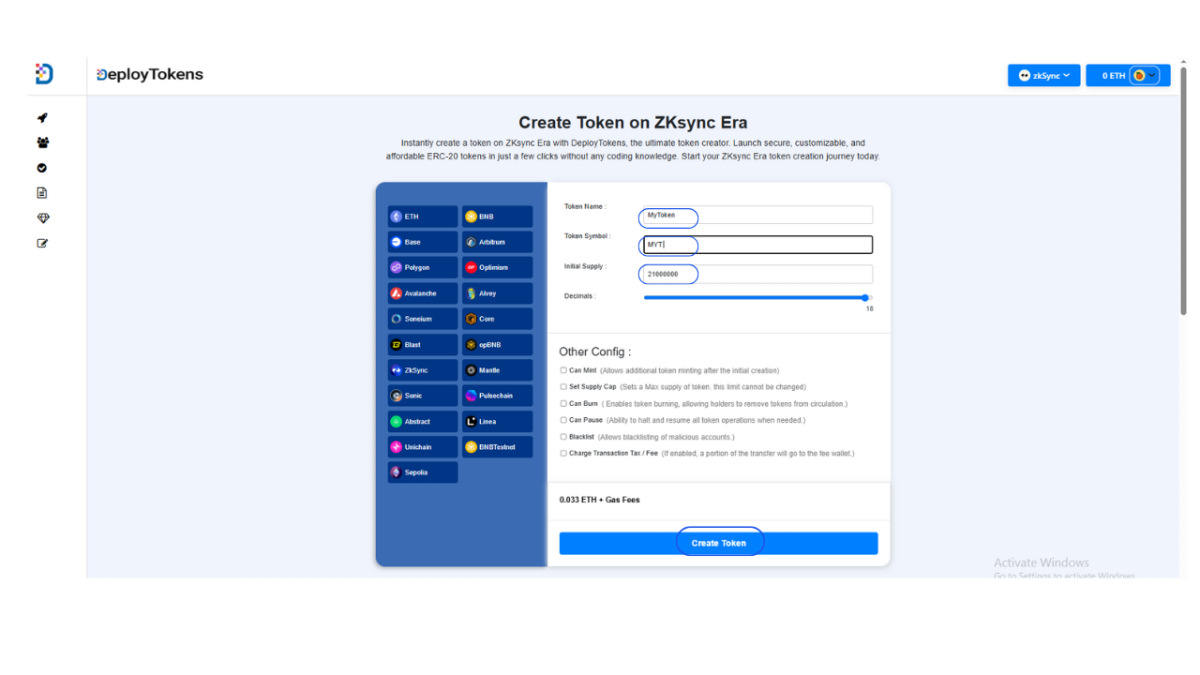 Zksync Token How to Create a Token on zkSync in Under 1 Minute | 2025